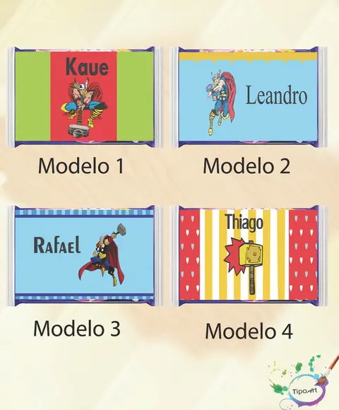 Rotulo Pipoca de Microondas-thor