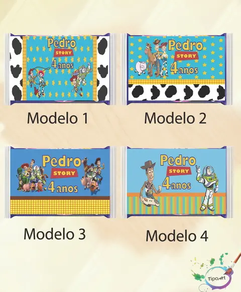 Rotulo Pipoca de Microondas-toy Story