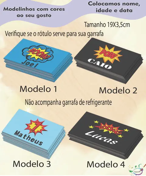 Rótulo Refrigerante-bomba