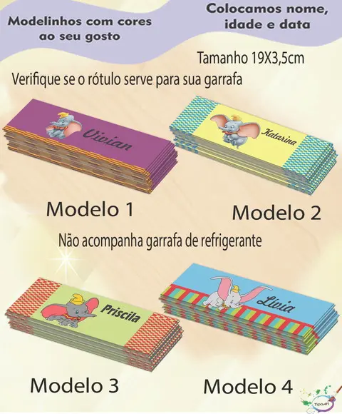 Rótulo Refrigerante-dumbo