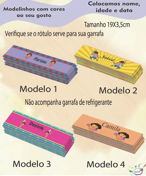 Rótulo Refrigerante-dora Aventureira