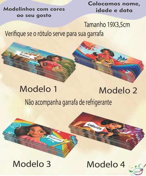 Rótulo Refrigerante-elena de Avalor
