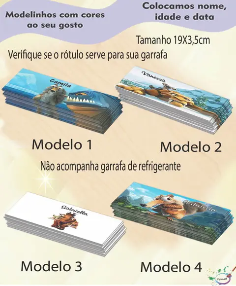 Rótulo Refrigerante-era do Gelo