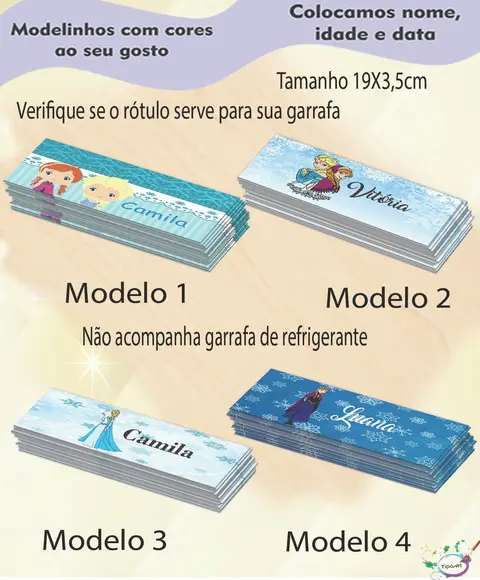 Rótulo Refrigerante-frozen