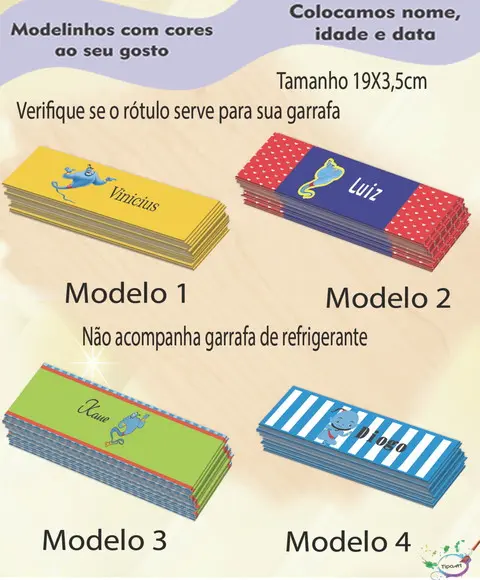 Rótulo Refrigerante-genio