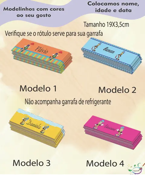 Rótulo Refrigerante-grilo Falante