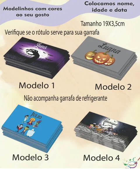 Rótulo Refrigerante-halloween#2