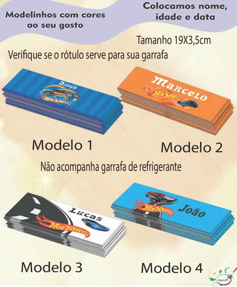 Rótulo Refrigerante-hot Whells
