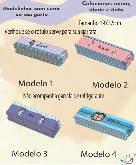 Rótulo Refrigerante-jasmine