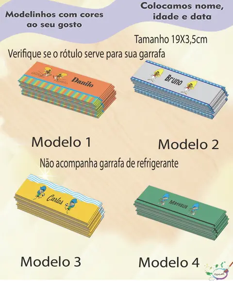 Rótulo Refrigerante-ligeirinho