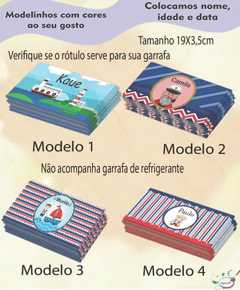 Rótulo Refrigerante-marinheiro