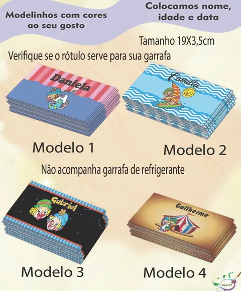 Rótulo Refrigerante-patatí Patatá