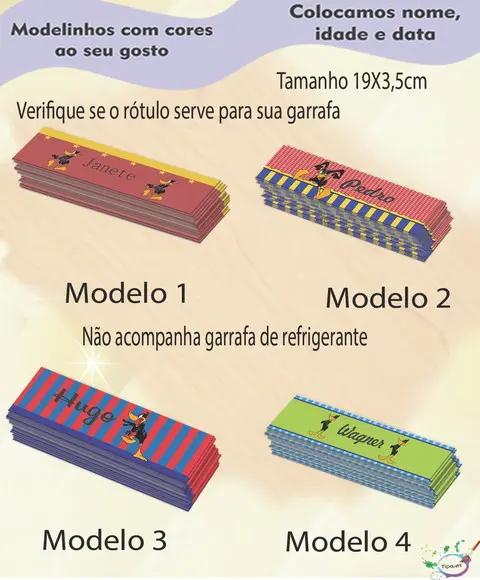 Rótulo Refrigerante-patolino