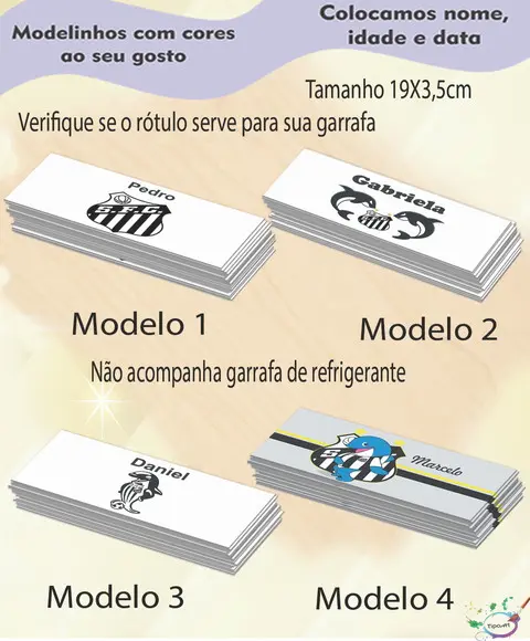 Rótulo Refrigerante-peixe