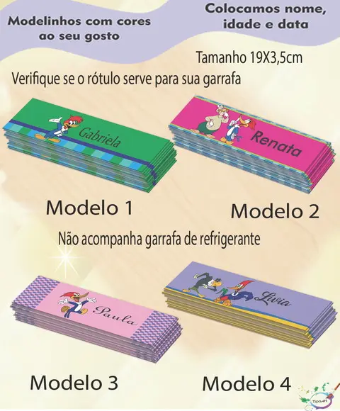 Rótulo Refrigerante-pica Pau