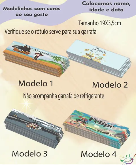 Rótulo Refrigerante-pirata