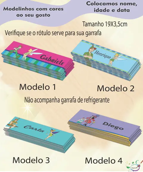 Rótulo Refrigerante-peter Pan