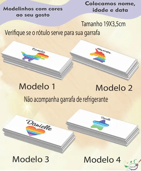 Rótulo Refrigerante-pop Fidget