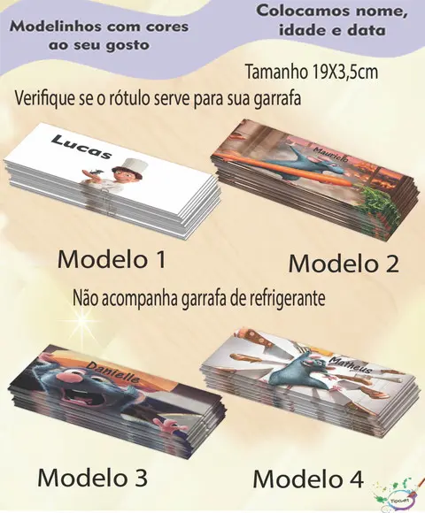 Rótulo Refrigerante-ratatouille