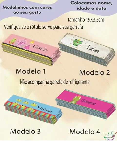 Rótulo Refrigerante-sapinho
