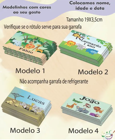 Rótulo Refrigerante-safari
