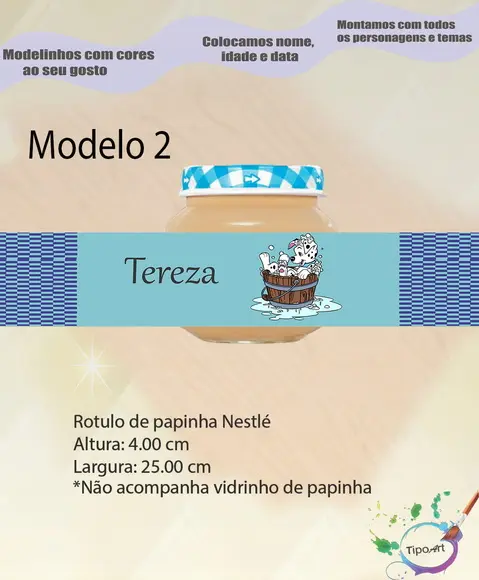 Rótulo Vidro Papinha-101 Dalmatas