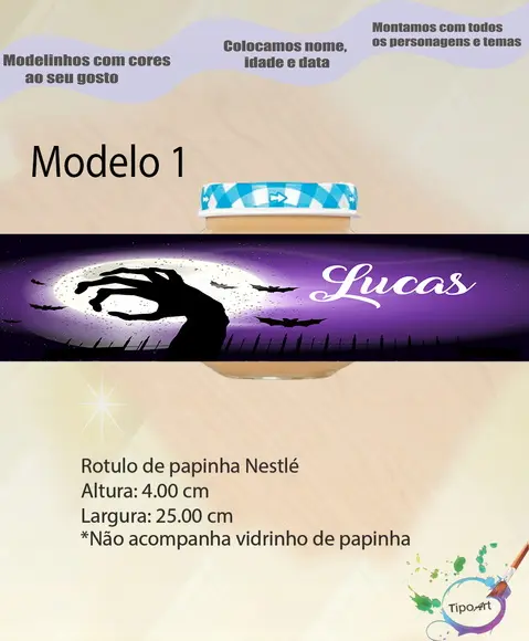 Rótulo Vidro Papinha-halloween#2