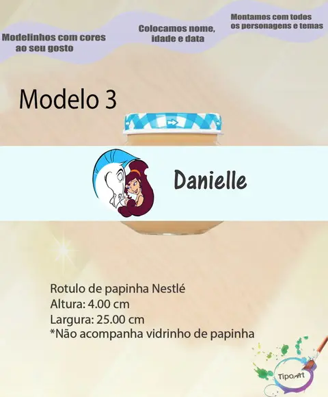 Rótulo Vidro Papinha-hercules