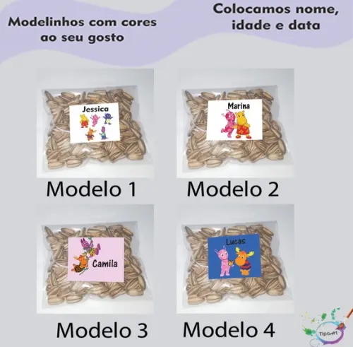 Saquinho com Semente Girassol/backyardigans