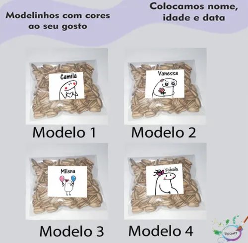 Saquinho com Semente Girassol/flork