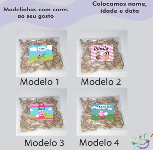 Saquinho Personalizado com Semente Girassol