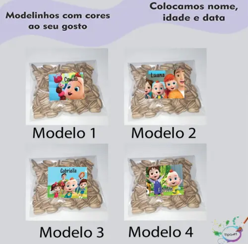Saquinho com Semente Girassol/super Jojo