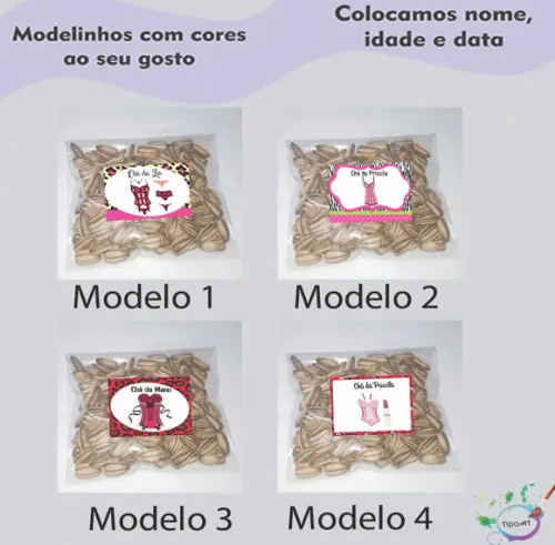 Saquinho Personalizado com Semente Girassol/lingerie#1