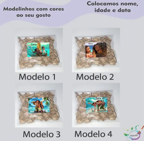 Saquinho Semente Girassol/ Moana e Mauí