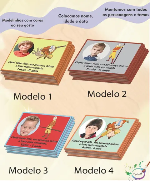 Tag com Foto-avatar Aang-7x5