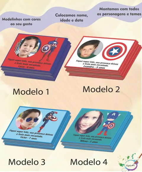 Tag com Foto-capitão America-7x5