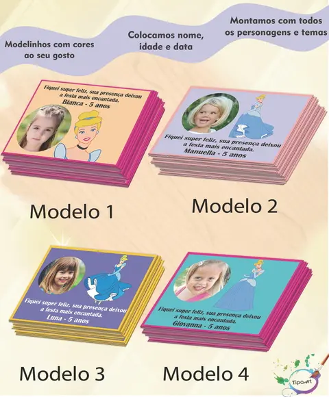 Tag com Foto-cinderela-7x5