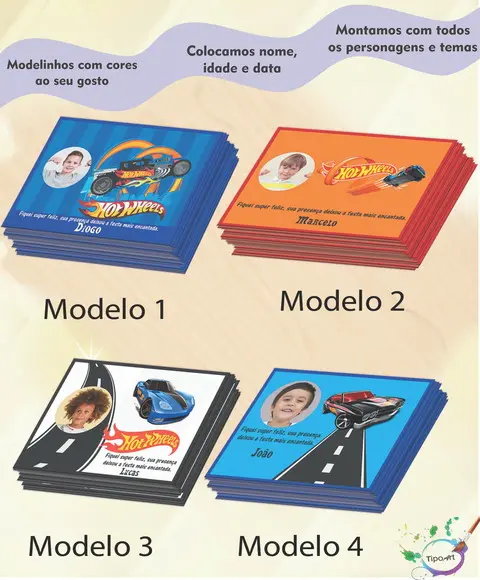 Tag com Foto-hot Whells-7x5
