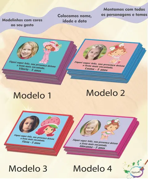 Tag com Foto-moranguinho 7x5