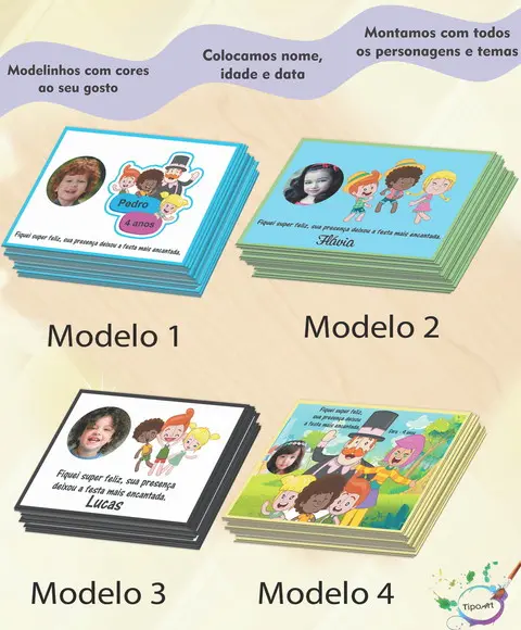 Tag com Foto-mundo Bita-7x5