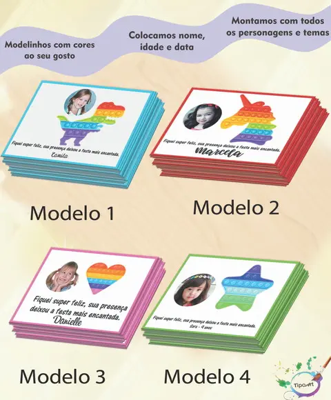 Tag com Foto-pop Fidget-7x5