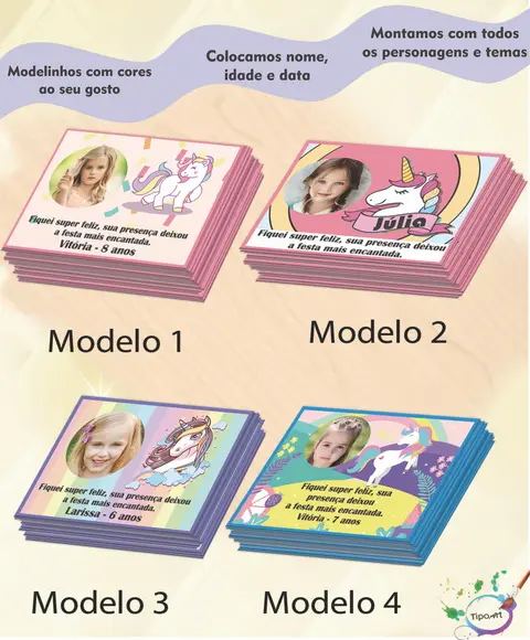 Tag com Foto-unicórnio-7x5