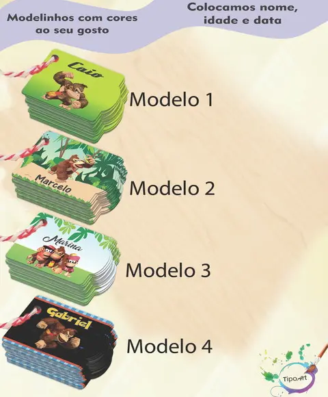 Tag Especial(com Cordão)- Donkey Kong