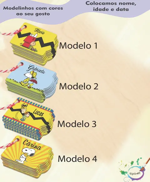 Tag Especial(com Cordão)- Snoopy