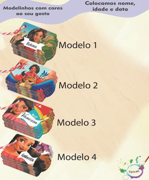 Tag Especial(com Cordão)-elena de Avalor