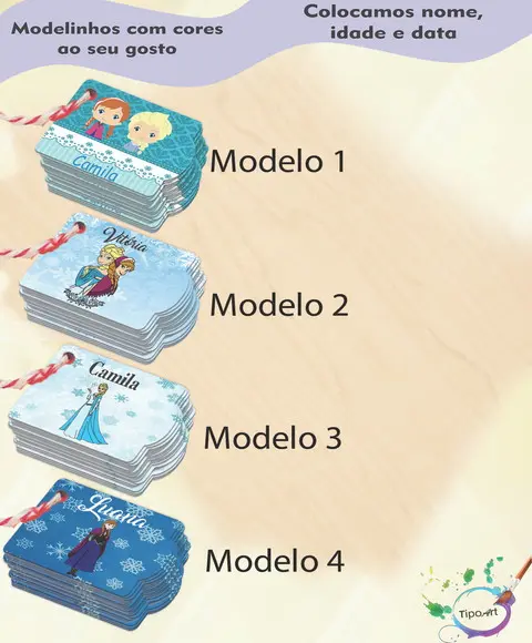 Tag Especial(com Cordão)-frozen