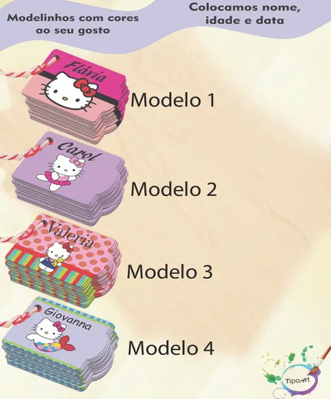 Tag Especial(com Cordão)-hello Kitty