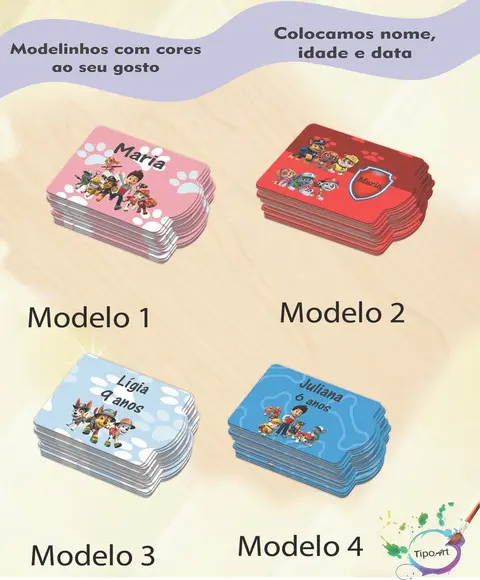Tag Especial(sem Cordão)- Patrulha Canina
