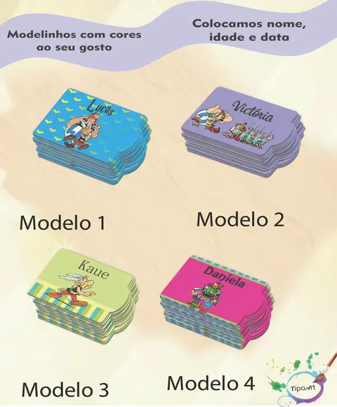 Tag Especial(sem Cordão)-asterix