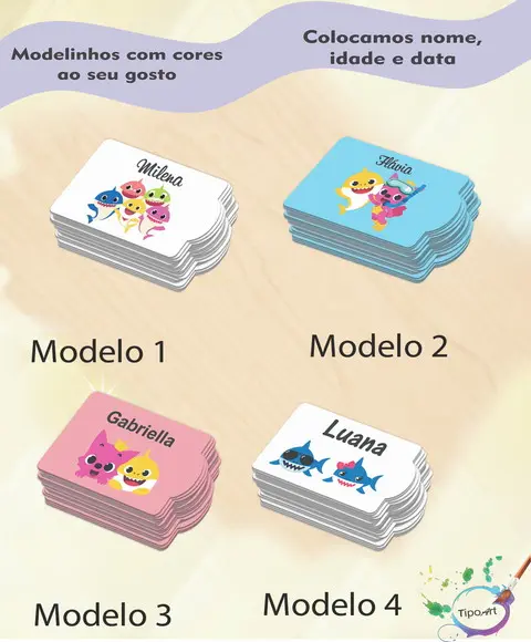 Tag Especial(sem Cordão)-baby Shark